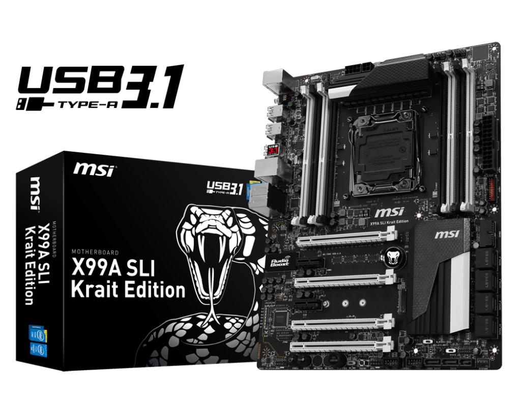 MSI X99A SLI Krait Edition Motherboard Specifications On MotherboardDB